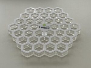 Porta Óleos em Acrílico formato Colmeia